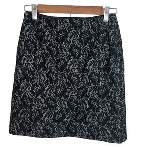 Harold’s Black Lace Skirt. Above Knee. Size 0. Great Condition!!